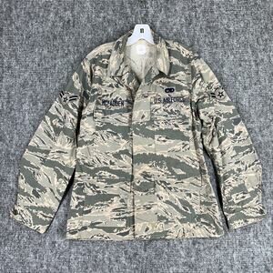 Air Force Coat Mens 38R Medium Utility ABU CAMO JACKET MILITARY‎ Airman Uniform
